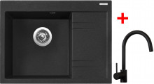 Sinks RIM 650 L Granblack + Vitalia...